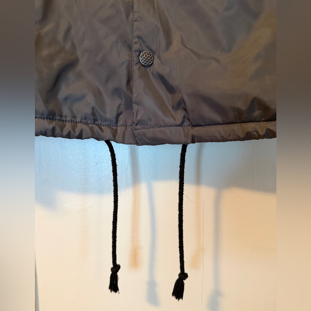 Vans Men's Charcoal Fleece Lined Coach’s Windbreaker Jacket - Picture 4 of 7
